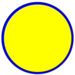 draw two concentric circles using CSS
